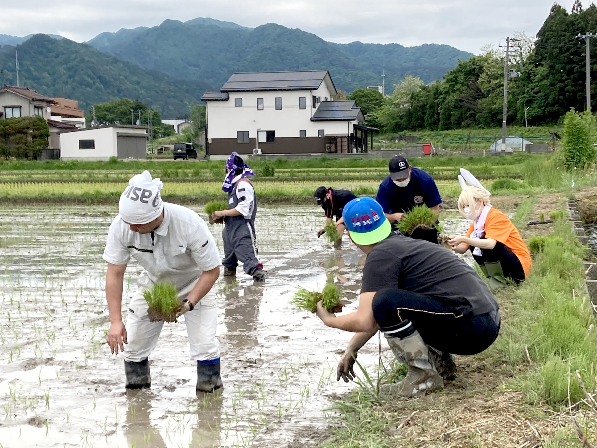 伊藤農園さんで田植え体験イベント 2022.5.22