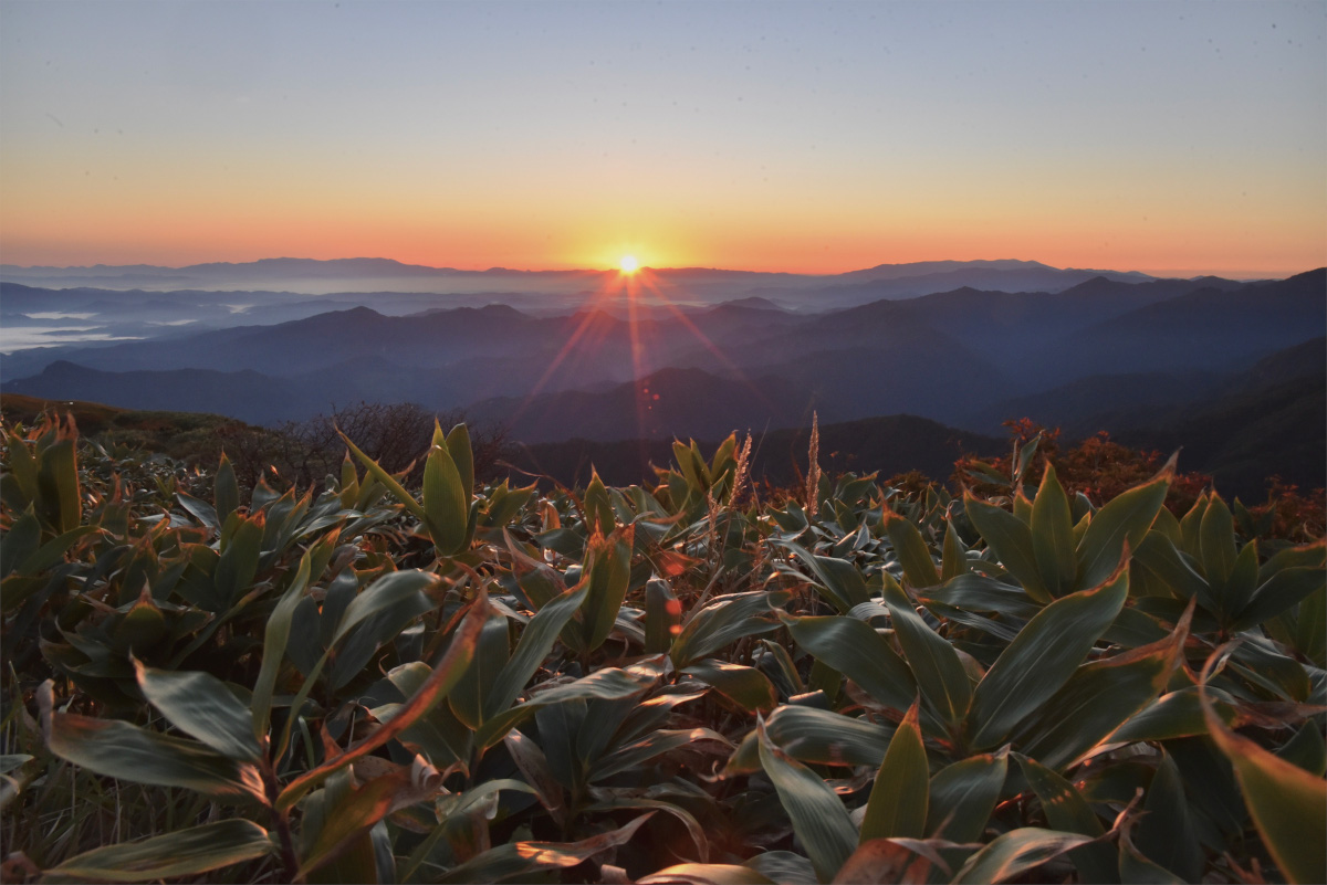 朳差岳（えぶりさしだけ）秋の風景 2022.10.1