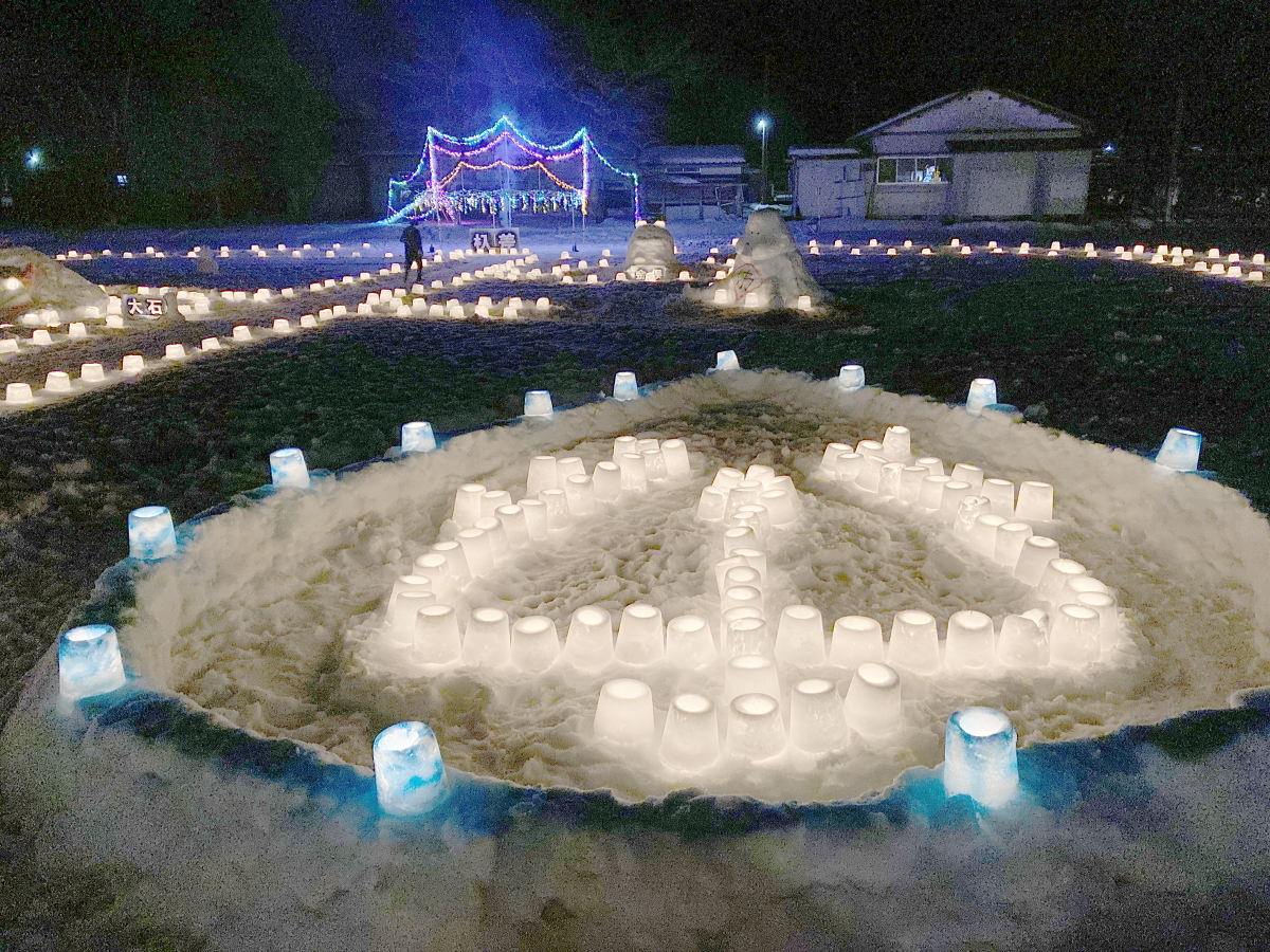 雪の祭典「雪ほたる」 2024.2.4